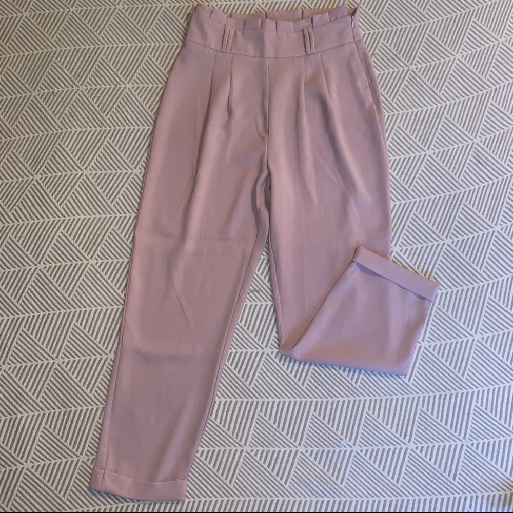 High Rise Paper Bag Slacks